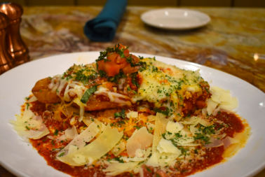 Scarpetta signature dishes Spaghetti and Meatballs
Chicken Parmesan
Chicken Wings